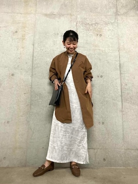 「マーブル」｜SENSE OF PLACE ONLINE STOREさん（レディース・166cm）の夏コーディネート
