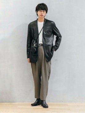 SENSE OF PLACE ONLINE STOREさん（メンズ・181cm）の秋コーディネート