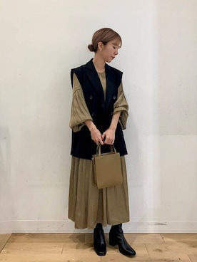 SENSE OF PLACE ONLINE STOREさん(レディース・157cm)の秋コーディネート