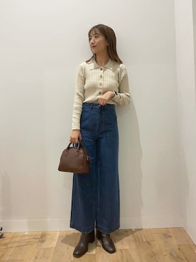 SENSE OF PLACE ONLINE STOREさん(レディース・163cm)の秋コーディネート