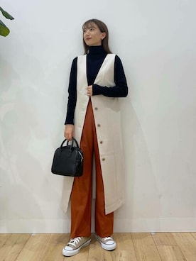 SENSE OF PLACE ONLINE STOREさん（レディース・163cm）の秋コーディネート
