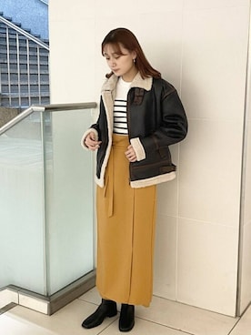 SENSE OF PLACE ONLINE STOREさん(レディース・162cm)の冬コーディネート