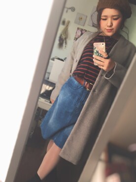 たろゆさん（レディース・149cm）の冬コーディネート