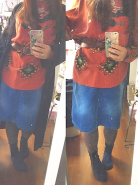 たろゆさん（レディース・149cm）の冬コーディネート