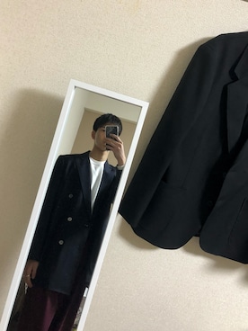 「VERSACE（ヴェルサーチ）のアイテム（パンツ）」を使った、ダイトさん（メンズ・173cm）の春コーディネート