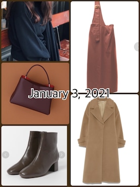 「FEMIND TOKYO（フェマイントウキョウ）のアイテム」を使った、♡さん（レディース・170cm）の冬コーディネート