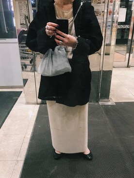 「BELPER（ベルパー）のアイテム（ジャケット/アウター）」を使った、amiさん（レディース・158cm）の秋コーディネート