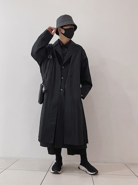 「BALENCIAGA」｜「アイテム（その他アウター）」を使った、shima703さん（メンズ・170cm）の冬コーディネート