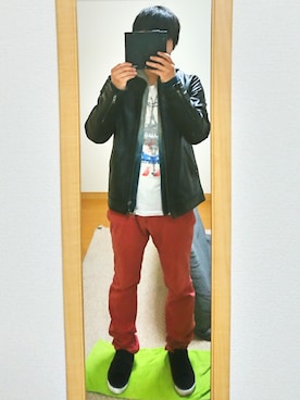 「プチプラミックス」｜ヤスさん（メンズ・166cm）の春コーディネート