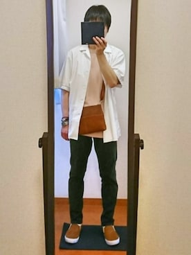 「ROXD（ロッド）のアイテム（ブレスレット）」を使った、ヤスさん（メンズ・166cm）の夏コーディネート