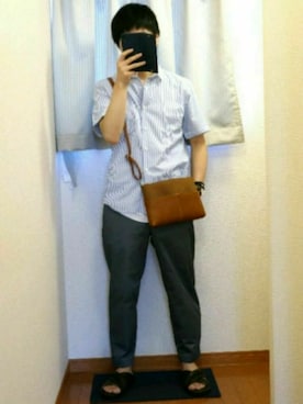 「ROXD（ロッド）のアイテム（アクセサリー）」を使った、ヤスさん（メンズ・166cm）の夏コーディネート