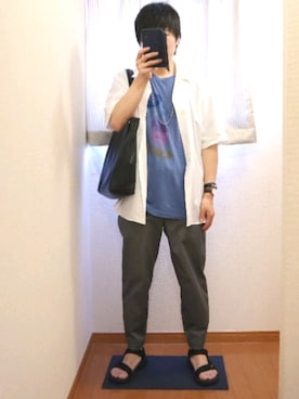 「ROXD（ロッド）のアイテム（アクセサリー）」を使った、ヤスさん（メンズ・166cm）の秋コーディネート