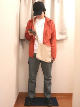 「プチプラミックス」｜ヤスさん（メンズ・166cm）の秋コーディネート