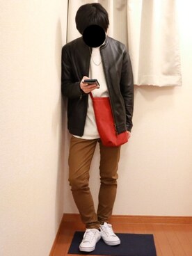 「ユナイテッドアローズ」｜「アイテム（その他）」を使った、ヤスさん（メンズ・166cm）の秋コーディネート
