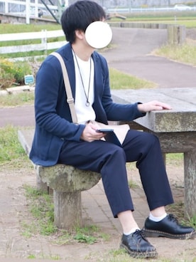 「プチプラミックス」｜ヤスさん（メンズ・166cm）の秋コーディネート