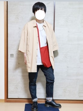 「リドム」｜「アイテム（ブーツ）」を使った、ヤスさん（メンズ・166cm）の夏コーディネート