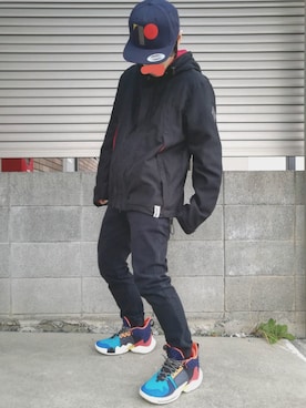 「DOARAT（ドゥアラット）のアイテム」を使った、Null-Ponさん（メンズ・164cm）の冬コーディネート