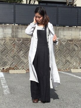 「YARRA（ヤラ）のアイテム」を使った、B2-FUKUYAさん（レディース・162cm）の春コーディネート
