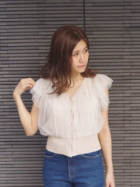 「ECLIN（エクラン）のアイテム」を使った、mami.さん（レディース・153cm）の秋コーディネート