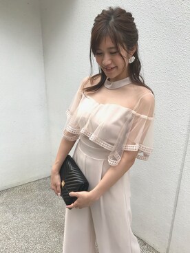 「アイテム（ピアス（両耳用））」を使った、mami.さん（レディース・153cm・20代）の秋コーディネート
