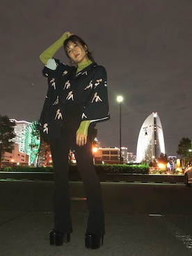 「unrelaxing（アンリラクシング）のアイテム」を使った、mami.さん（レディース・153cm）の秋コーディネート