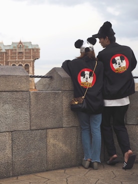 「Rodeo Crowns（ロデオクラウンズ）のアイテム（ジャケット/アウター）」を使った、mami.さん（レディース・153cm）の秋コーディネート