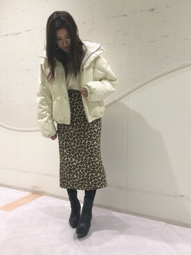 「En Punto（エンプント）のアイテム」を使った、mami.さん（レディース・153cm）の冬コーディネート
