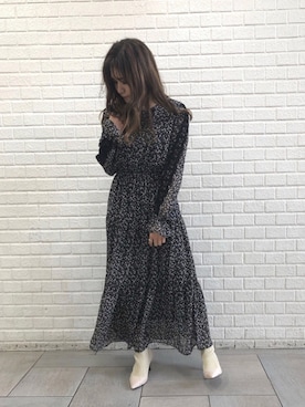 「ECLIN（エクラン）のアイテム」を使った、mami.さん（レディース・153cm）の冬コーディネート