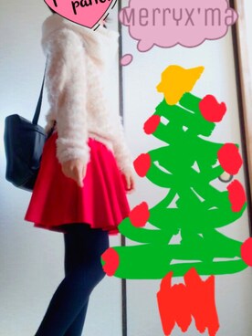 「WEGO（ウィゴー）のアイテム（バッグ、ブラック系）」を使った、mayuさん（レディース・153cm）の冬コーディネート