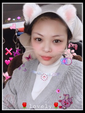 「MONKI（モンキ）のアイテム（アンサンブル）」を使った、无敌默小默さん（レディース・155cm）の冬コーディネート