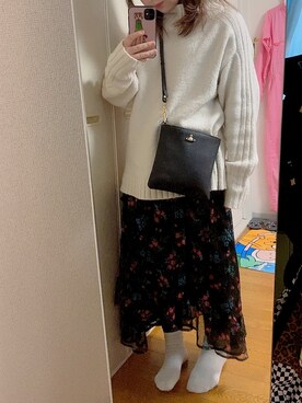 umeさん（レディース・158cm）の冬コーディネート