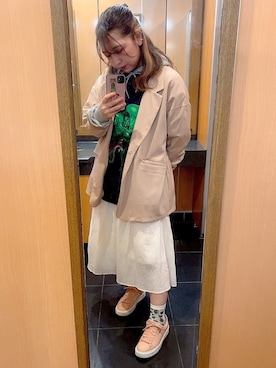 umeさん（レディース・158cm）の春コーディネート