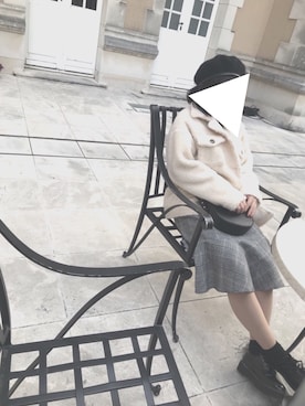 「HOTPING（ホッピン）のアイテム（その他アウター）」を使った、나 나 ( なな )さん（レディース・151cm）の冬コーディネート
