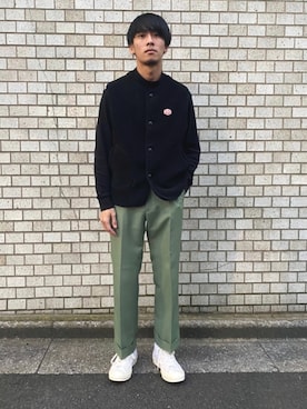 「Vincent et Mireille（バンソンエミレイユ）のアイテム」を使った、kaitoさん（メンズ・172cm）の秋コーディネート