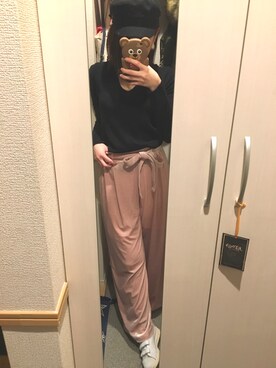 momoさん（レディース・155cm）の冬コーディネート