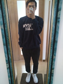 GU | 黒パンツ(チノパンツ)