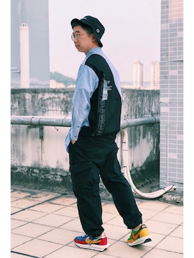「天台」｜石头さん（メンズ・170cm）の秋コーディネート