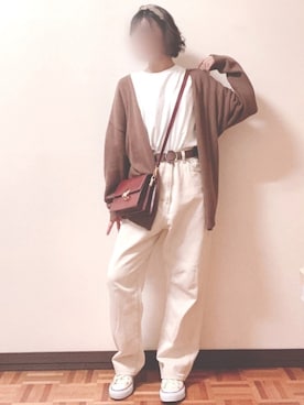 「ラブアンドピース2020」｜「アイテム（財布/小物）」を使った、Asu☺︎✻さん（レディース・152cm）の秋コーディネート