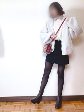 Asu☺︎✻さん（レディース・152cm）の冬コーディネート