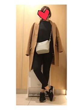 __y_u_u__さん（レディース・161cm）の冬コーディネート