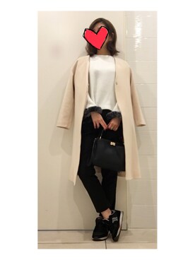 __y_u_u__さん（レディース・161cm）の冬コーディネート