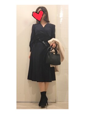 __y_u_u__さん（レディース・161cm）の冬コーディネート