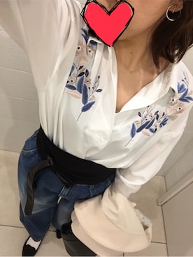 「Elede myu（エレドミュー）のアイテム」を使った、__y_u_u__さん（レディース・161cm）の冬コーディネート