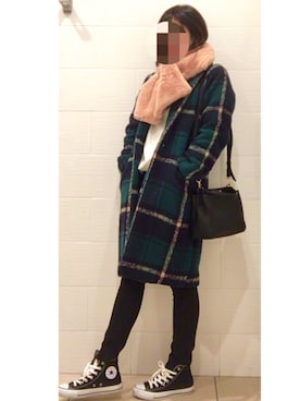 「WOWSTYLE（WOWSTYLE）のアイテム」を使った、__y_u_u__さん（レディース・161cm）の冬コーディネート