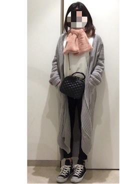 「WOWSTYLE（WOWSTYLE）のアイテム」を使った、__y_u_u__さん（レディース・161cm）の冬コーディネート