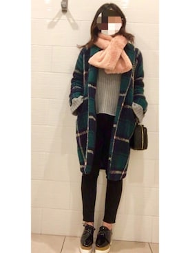 「WOWSTYLE（WOWSTYLE）のアイテム」を使った、__y_u_u__さん（レディース・161cm）の冬コーディネート