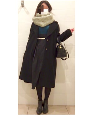 __y_u_u__さん（レディース・161cm）の冬コーディネート
