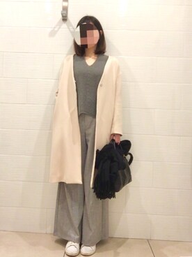 __y_u_u__さん(レディース・161cm)の冬コーディネート