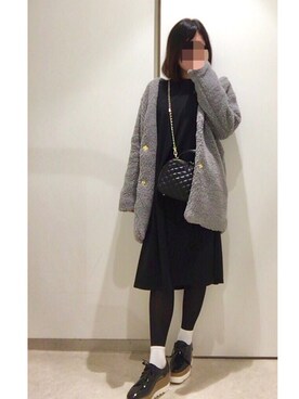 __y_u_u__さん（レディース・161cm）の冬コーディネート