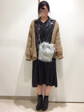 __y_u_u__さん（レディース・161cm）の冬コーディネート